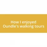 How I enjoyed Oundle’s walking tours