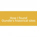 How I found Oundle’s historical sites