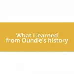 What I learned from Oundle’s history