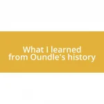 What I learned from Oundle’s history